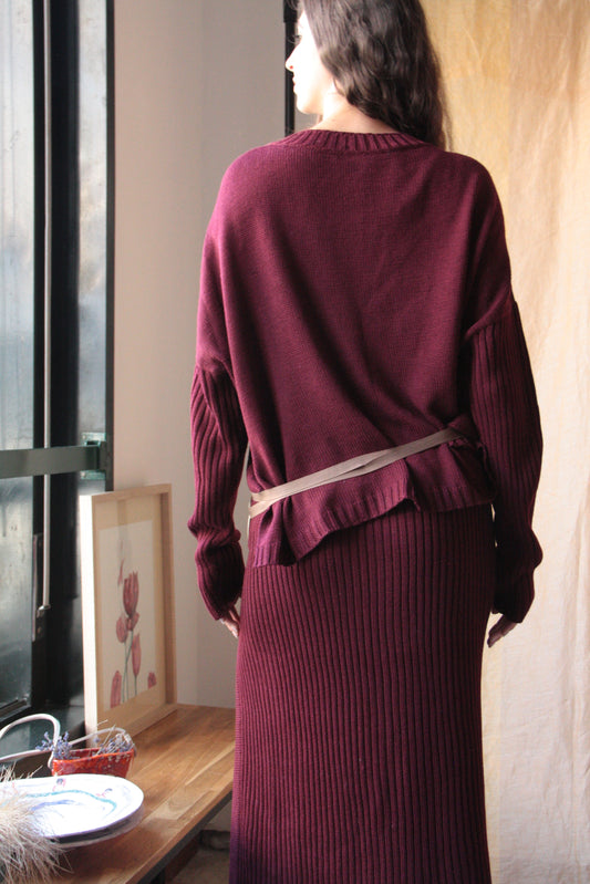 Merino Wool Suit with “Winged Lion” Ornament